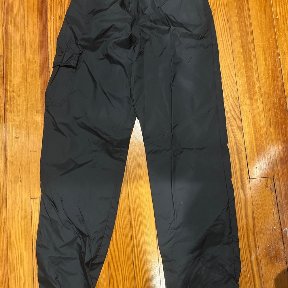 Columbia boys Black rain pants size L = 14-16